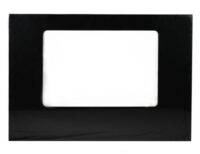 Whirlpool Range Outer Oven Door Panel & Glass – Black. Part #WPW10118455