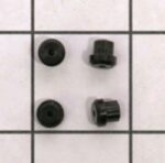 OEM Whirlpool Gas Range Grate Pad #W10185266 (set of 4)