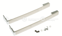 GE Refrigerator Stainless Handles with Hardware. Part #WG03A03283