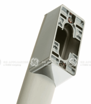 OEM GE Refrigerator, Freezer Door Handle Stainless #WG03A04361 - Image 2