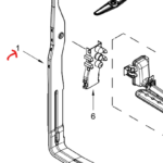 OEM Whirlpool Dishwasher Feed Tube #W11775237