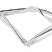 OEM Whirlpool Refrigerator Freezer Door Gasket, White #2309216