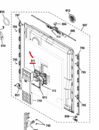 OEM GE Dishwasher Detergent Dispenser Module #WG01F07570
