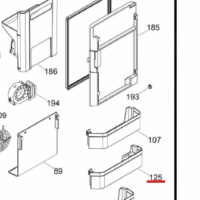 OEM GE Refrigerator Door Shelf #WR01L12561