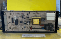 Frigidaire Range Control board Part # 316557108 – used with white overlay.