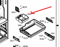 OEM GE Refrigerator Ice Bucket # WR01L12647