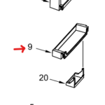 OEM Whirlpool Refrigerator Door Bin # W11678259
