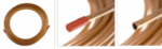 Universal Refrigerator Copper Tubing, 1/4" x 50' CTR-4-50