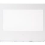 OEM GE Range Outer Door Glass - White #WS01L11511